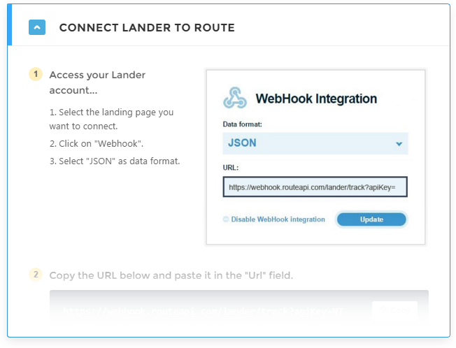 How to connect your Lander account to Route.